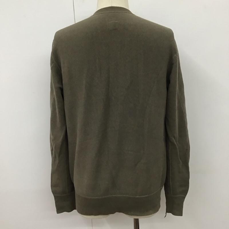 サイベーシックス SCYE BASICS トレーナー 長袖 5111-23502 ロゴワッペン 長袖スウェット トレーナー 40 ロゴ、文字 カーキ / カーキ / メンズ USED 古着 中古 10111639