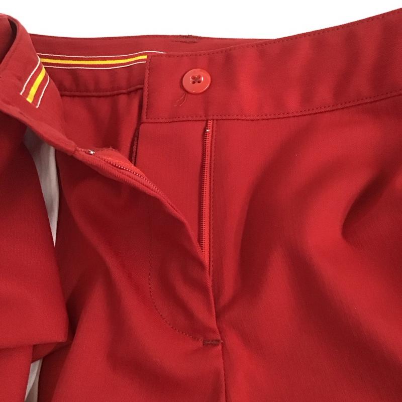 キャロウェイ CALLAWAY パンツ ショートパンツ ショートパンツ ホットパンツ スポーツウェア S ロゴ、文字 赤 / レッド / レディース USED 古着 中古 10133034