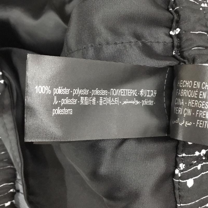 ザラ ZARA パンツ スラックス スラックスパンツ ワイドパンツ カジュアルパンツ S 総柄 黒 / ブラック / レディース USED 古着 中古 10115808