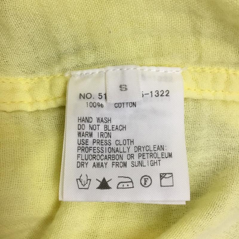 ロンハーマン カリフォルニア Ron Herman California シャツ、ブラウス 長袖 511070365-1322 RHC ガーゼ S 無地 黄 / イエロー / レディース USED 古着 中古 10118480