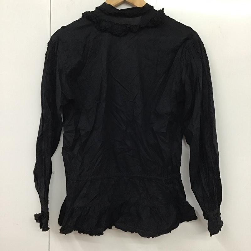 ピンクハウス PINK HOUSE シャツ、ブラウス 長袖 無地 黒 / ブラック / レディース USED 古着 中古 10131795