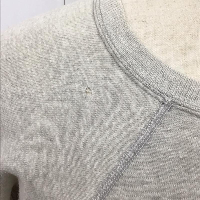 スプルース SPRUCE トレーナー 半袖 半袖スウェットカットソー クルーネックカットソー ラグラン 60s L ロゴ、文字 灰 / グレー /  メンズ USED 古着 中古 10119236
