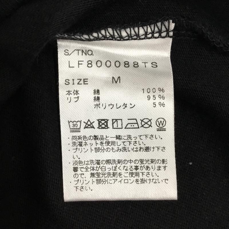 ローリーズファーム LOWRYS FARM Tシャツ 半袖 LF800088TS クルーネック バックプリント jackson pollock M プリント 黒 / ブラック / メンズ USED 古着 中古 10117780