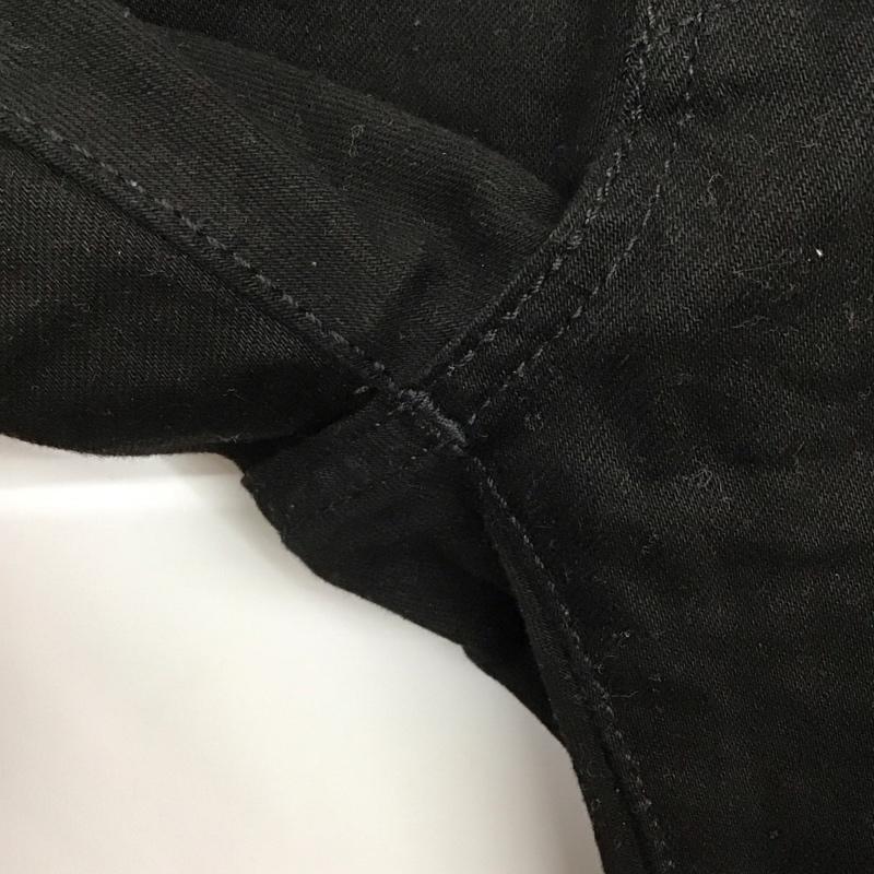 リーバイストラウスアンドコー Levi Strauss & co. パンツ デニム、ジーンズ デニムパンツ ワイドパンツ カジュアルパンツ ストレッチパンツ 34 無地 黒 / ブラック / メンズ USED 古着 中古 10132390