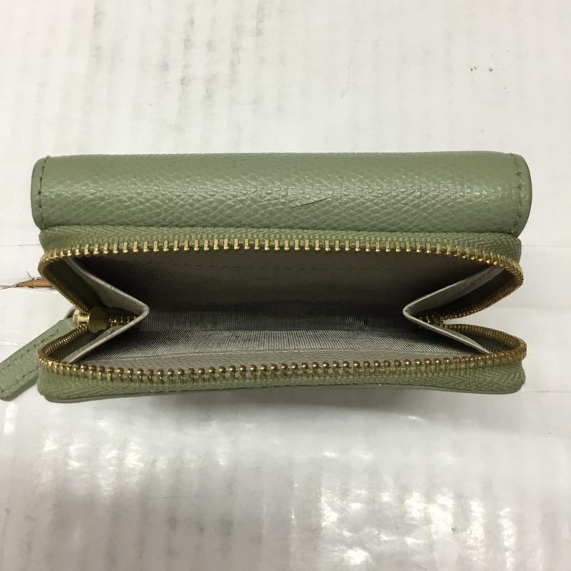アニエス・ベー agnes b. 財布 コンパクト財布 TAW05-02 ミニウォレット ワンポイント 薄緑 / ライトグリーン / レディース USED 古着 中古 10111054