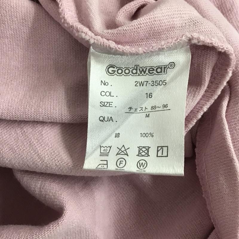 グッドウェア Goodwear Tシャツ 半袖 半袖カットソー 無地Tシャツ クルーネックカットソー M 無地 桃 / ピンク / メンズ USED 古着 中古 10124053