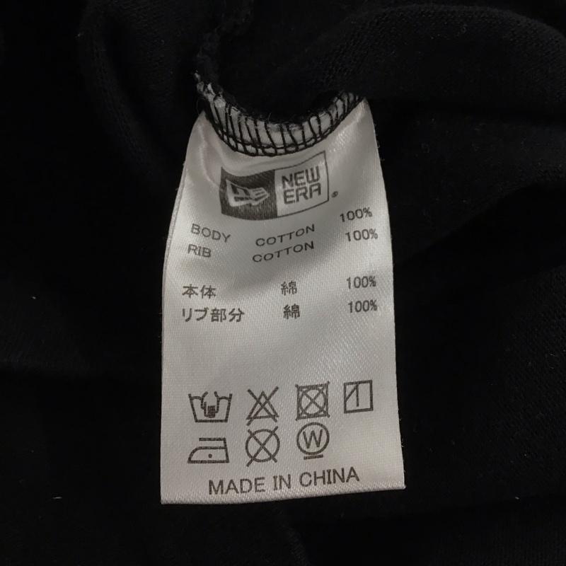 ニューエラ NEW ERA Tシャツ 半袖 半袖カットソー プリントTシャツ クルーネックカットソー S ロゴ、文字 黒 / ブラック / メンズ USED 古着 中古 10146187