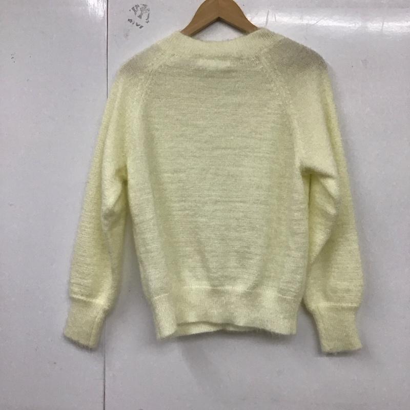 ロペピクニック ROPE PICNIC ニット、セーター 長袖 長袖ニットカットソー Vネック セーター 38 無地 白 / ホワイト / レディース USED 古着 中古 10128937