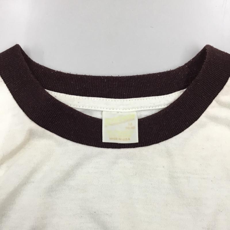 バンズ VANS Tシャツ 半袖 80S SPORTSWEAR WARPEDTOUR97 半袖カットソー 古着 ヴィンテージ M ロゴ、文字 ベージュ / ベージュ / メンズ USED 古着 中古 10106575