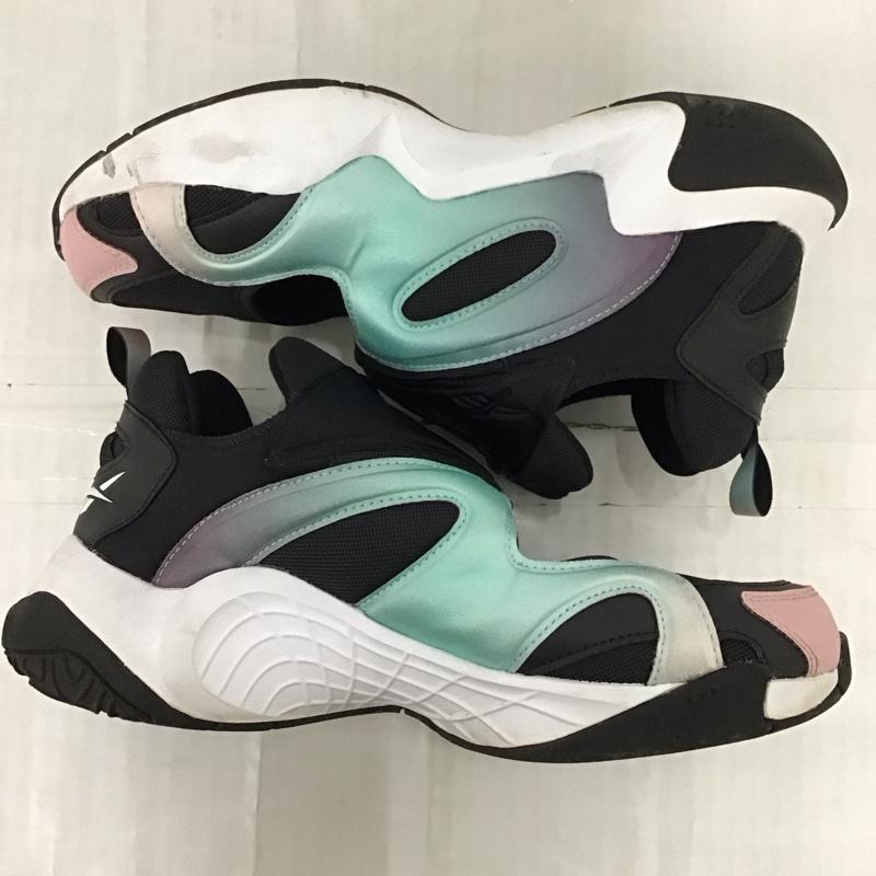リーボック Reebok スニーカー スニーカー GW7686 FURYLITE MOLECULE FESTIVAL 24.5cm 24.5cm ワンポイント 黒 / ブラック / X 白 / ホワイト / X 桃 / ピンク / X 薄緑 / ライトグリーン / レディース USED 古着 中古 10122993