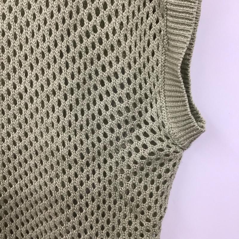 オリーブデオリーブ OLIVE des OLIVE ベスト ベスト ニットベスト FREE 無地 薄緑 / ライトグリーン / レディース USED 古着 中古 10131837