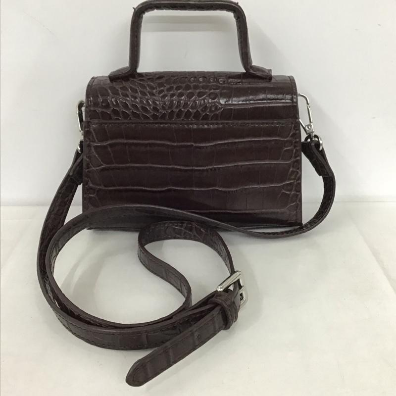 ザラ ZARA ショルダーバッグ ショルダーバッグ ミニバッグ アニマル柄 ダークブラウン / ダークブラウン / レディース USED 古着 中古 10135274