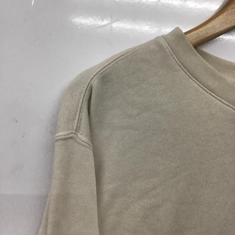 ナイキ NIKE トレーナー 長袖 dj0466-104 ダブルスウッシュ スウェットトレーナー M ロゴ、文字 ベージュ / ベージュ / メンズ USED 古着 中古 10139294