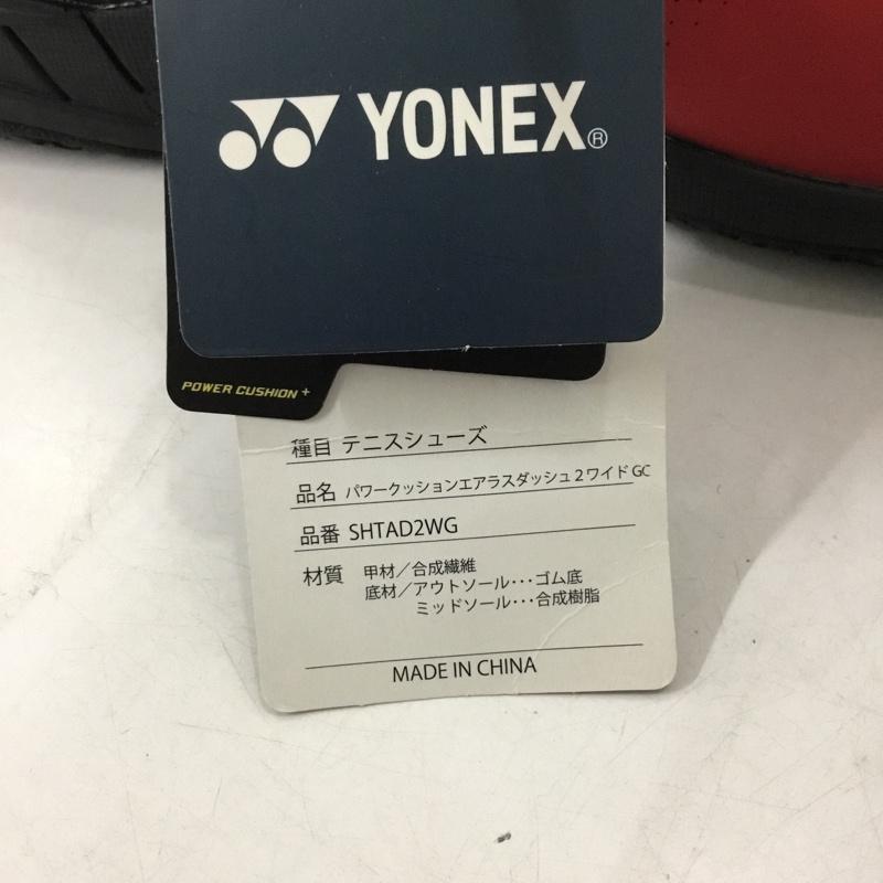 ヨネックス YONEX スニーカー スニーカー SHTAD2WG パワークッション エアラスダッシュ2 ワイドGC テニスシューズ 23cm 23.0cm ロゴ、文字 黒 / ブラック / X 桃 / ピンク / レディース USED 古着 中古 10149912