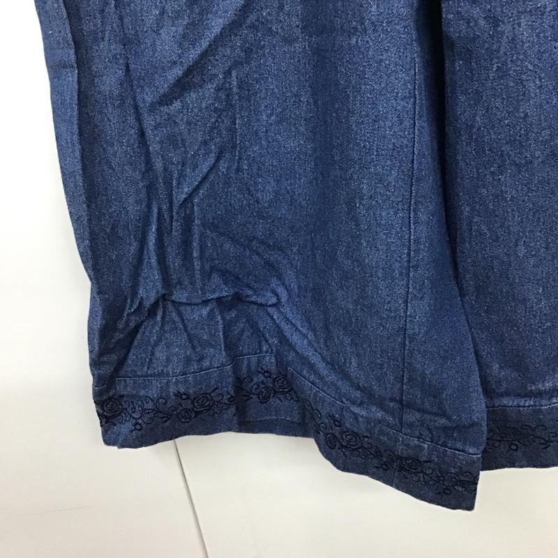 アクシーズファム axes femme パンツ デニム、ジーンズ M 無地 X 刺繍 インディゴ / インディゴ / レディース USED 古着 中古 10130823