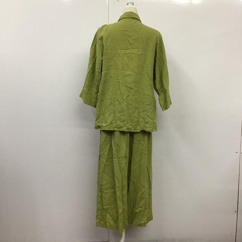 ザラ ZARA セットアップ セットアップ 無地 黄緑 / イエローグリーン / レディース USED 古着 中古 10129629