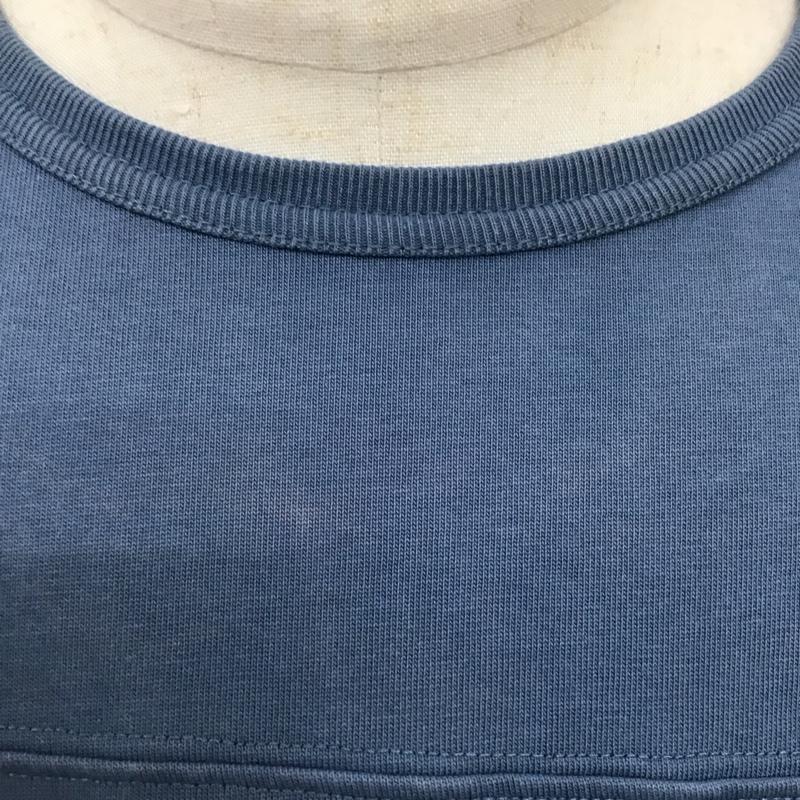 イーブルアクト EVILACT カットソー 長袖 長袖カットソー クルーネックカットソー ロングスリーブカットソー プリントTシャツ XL プリント 青 / ブルー / メンズ USED 古着 中古 10113908