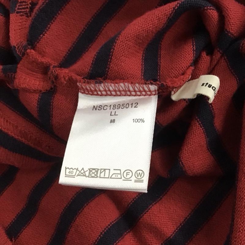 スタディオクリップ studio CLIP Tシャツ 七分袖 ボーダー LL ボーダー柄 マルチカラー / マルチカラー / レディース USED 古着 中古 10141773