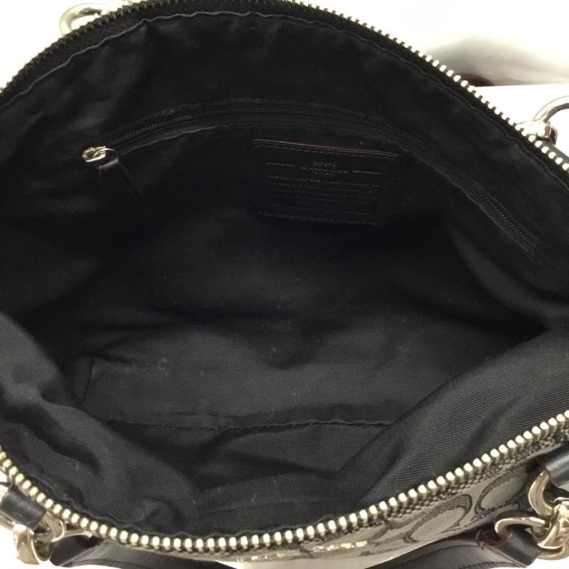 コーチ COACH ショルダーバッグ ショルダーバッグ F36625 シグネチャー 2WAY 総柄 黒 / ブラック / レディース USED 古着 中古 10115580
