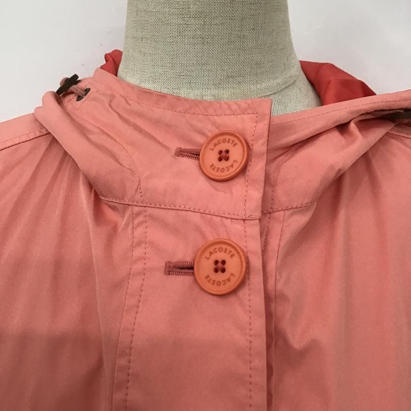 ラコステ LACOSTE コート コート一般 リバーシブル 36 無地 桃 / ピンク / レディース USED 古着 中古 10106107