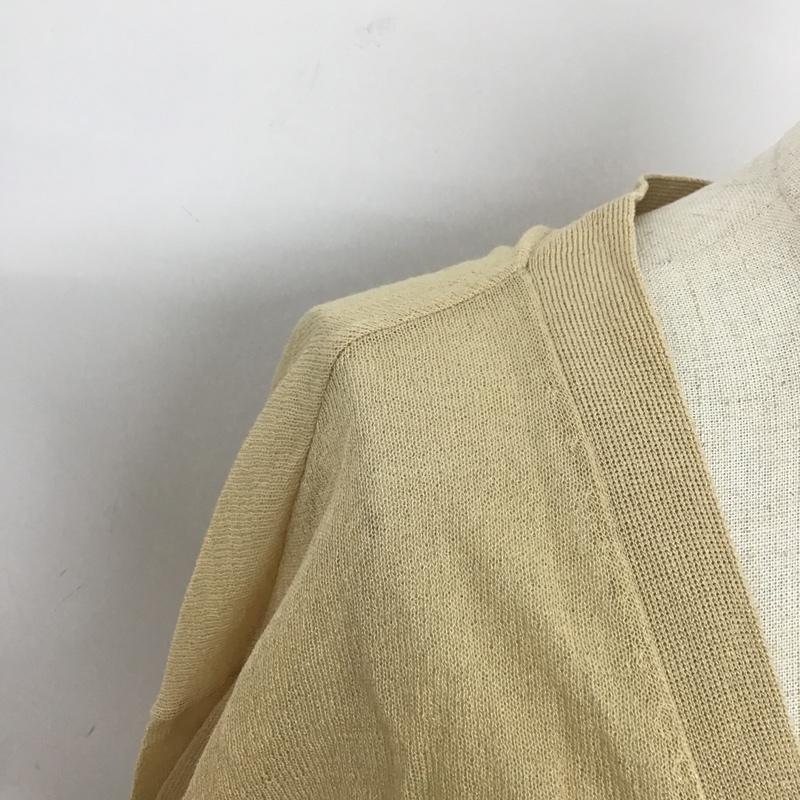 ローリーズファーム LOWRYS FARM カーディガン 長袖 FREE 無地 ベージュ / ベージュ / レディース USED 古着 中古 10105878