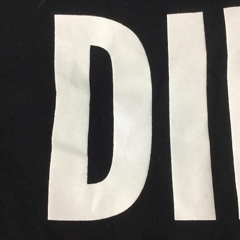 ディーゼル DIESEL Tシャツ 半袖 半袖カットソー プリントTシャツ クルーネックカットソー XL ロゴ、文字 黒 / ブラック / メンズ USED 古着 中古 10131308