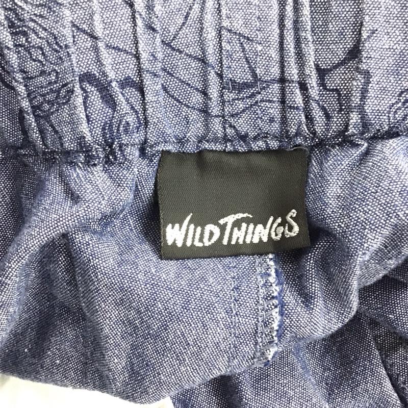 ワイルドシングス WILD THINGS パンツ ショートパンツ ショートパンツ ハーフパンツ カジュアルパンツ S プリント インディゴ / インディゴ / メンズ USED 古着 中古 10133203