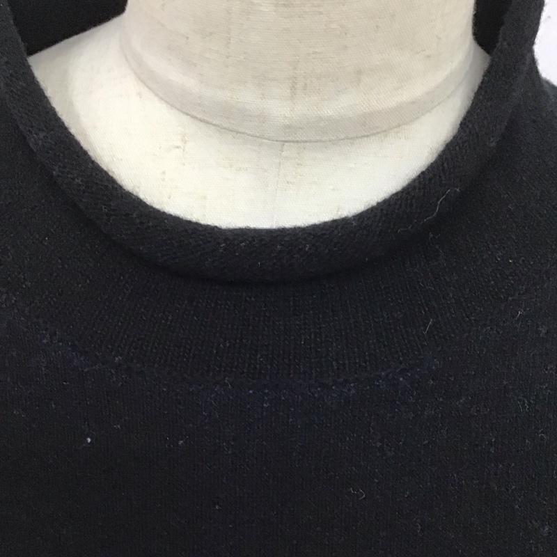 エクストララージ XLARGE ニット、セーター 長袖 長袖ニットカットソー スタンドネック セーター L ロゴ、文字 黒 / ブラック / メンズ USED 古着 中古 10126252