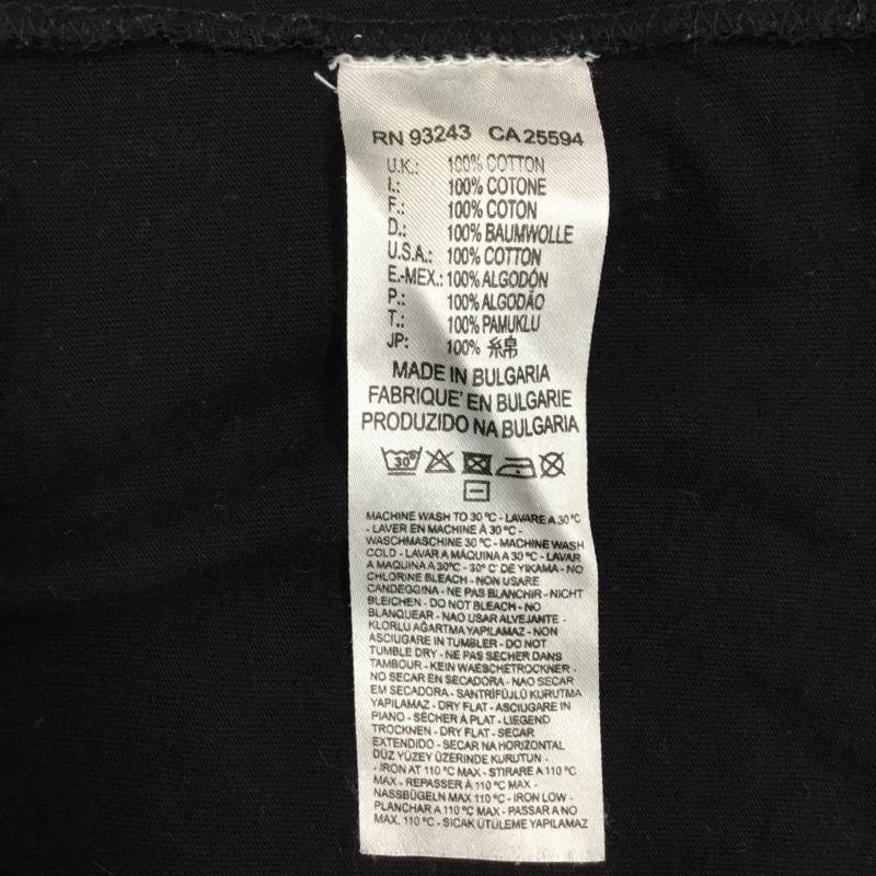 ディーゼル DIESEL Tシャツ 半袖 半袖カットソー プリントTシャツ クルーネックカットソー M ロゴ、文字 黒 / ブラック / メンズ USED 古着 中古 10118716