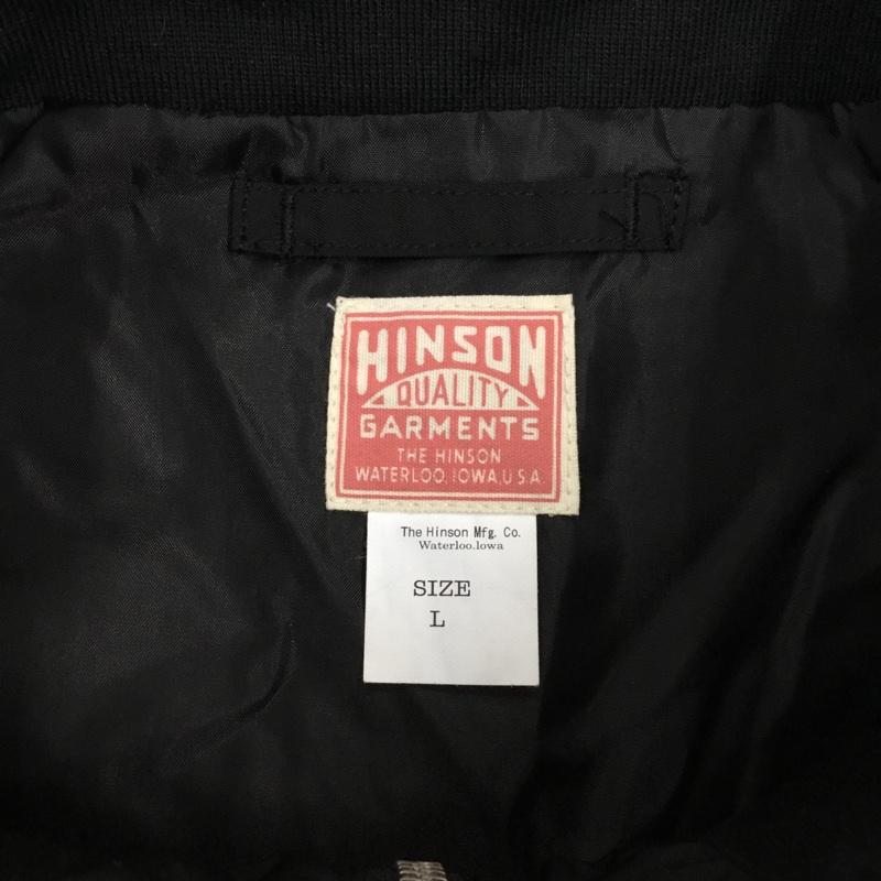ヒンソン HINSON ベスト ベスト ジップアップベスト ナイロンベスト ノースリーブカットソー L 無地 黒 / ブラック / メンズ USED 古着 中古 10121586