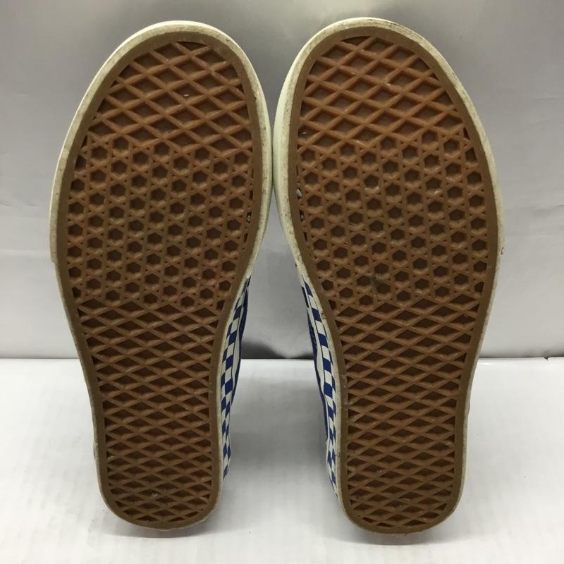 バンズ VANS スニーカー スニーカー 500714 OLD SKOOL 27.5cm スリッポン 27.5cm チェック 青 / ブルー / X アイボリー / アイボリー / メンズ USED 古着 中古 10113948