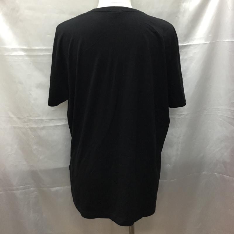 ディーゼル DIESEL Tシャツ 半袖 半袖カットソー プリントTシャツ クルーネックカットソー XXL プリント 黒 / ブラック /  メンズ USED 古着 中古 10109361