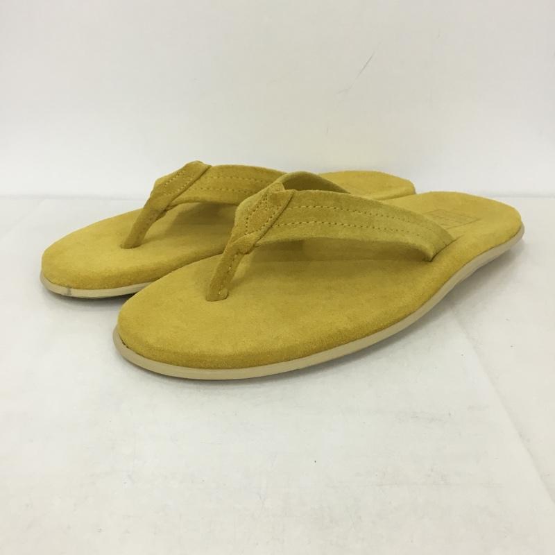 アイランドスリッパ ISLAND SLIPPER サンダル サンダル トングサンダル スエード 11 ロゴ、文字 黄 / イエロー / メンズ USED 古着 中古 10134538