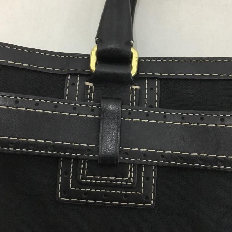 コーチ COACH トートバッグ トートバッグ M0671-10508 ハンドバッグ ロゴ、文字 黒 / ブラック / レディース USED 古着 中古 10137328