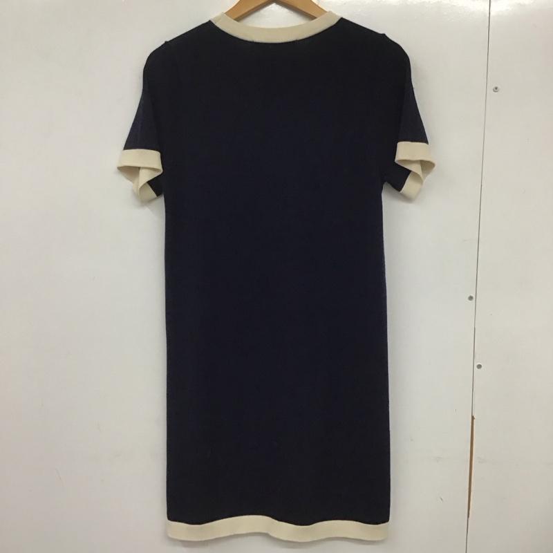 ザラ ZARA ワンピース ミニスカート S 無地 紺 / ネイビー /  レディース USED 古着 中古 10133687