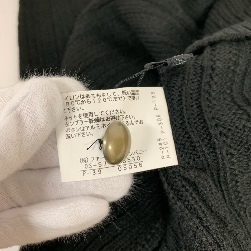 アナイ ANAYI ニット、セーター 長袖 38 無地 黒 / ブラック / レディース USED 古着 中古 10015918