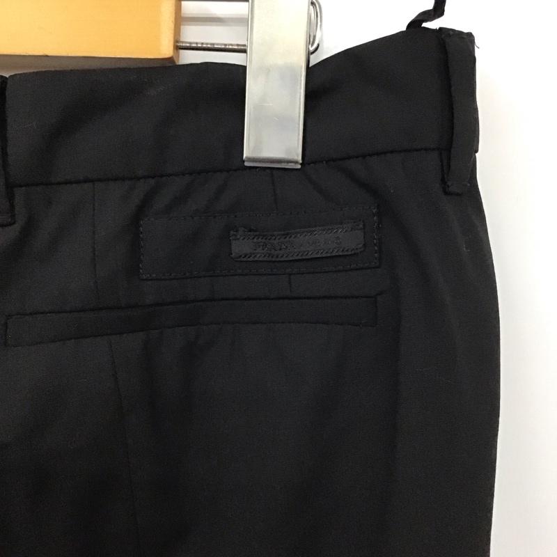 プラダ PRADA パンツ スラックス スラックスパンツ スリムパンツ ストレッチパンツ 42インチ 無地 黒 / ブラック / メンズ USED 古着 中古 10130997
