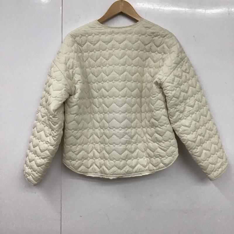 ザラ ZARA ジャケット、上着 ジャケット、ブレザー 3046/529/712 キルティングジャケット XS 無地 オフホワイト / オフホワイト / レディース USED 古着 中古 10131917