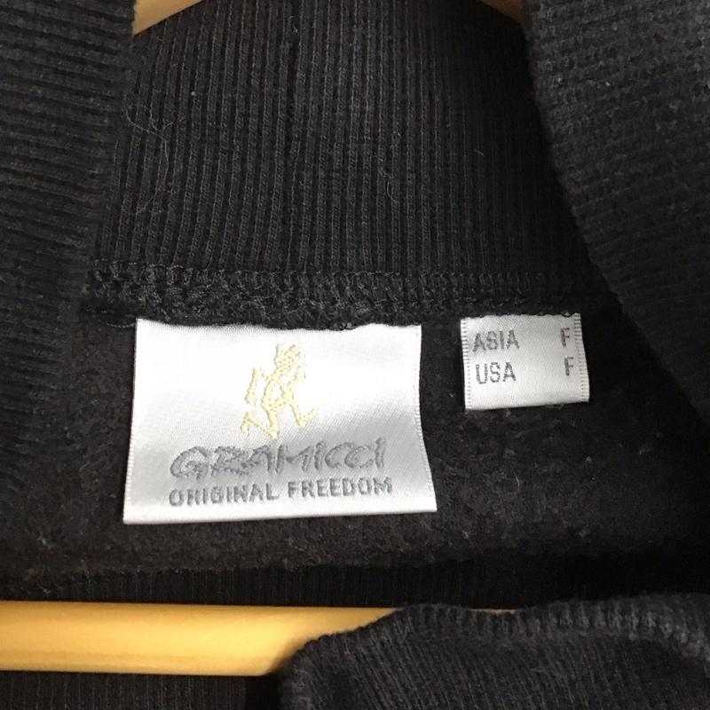 グラミチ GRAMICCI ワンピース ロングスカート gljk2-f1085 GRAMICCI×FREAK’SSTORE ニットフリースタートルネックワンピース FREE ロゴ、文字 黒 / ブラック / レディース USED 古着 中古 10134194