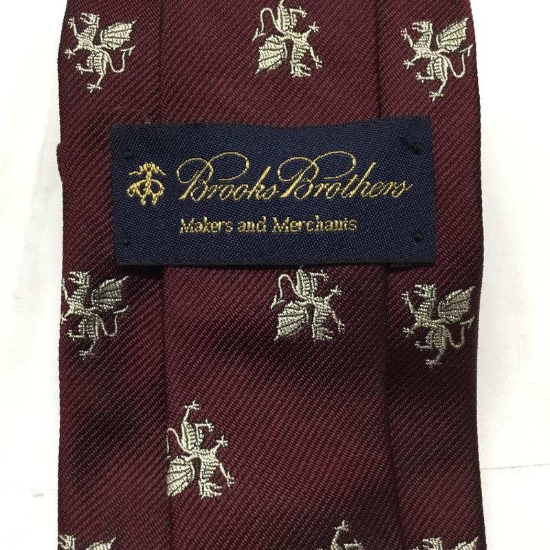 ブルックスブラザーズ BROOKS BROTHERS ネクタイ ネクタイ シルク 総柄 ボルドー / ボルドー / メンズ USED 古着 中古 10113599