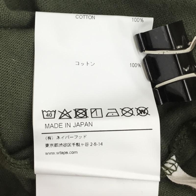 ダブルタップス WTAPS Tシャツ 半袖 231ATDT-CSM29 23SS XL ロゴ、文字 緑 / グリーン / メンズ USED 古着 中古 10134378