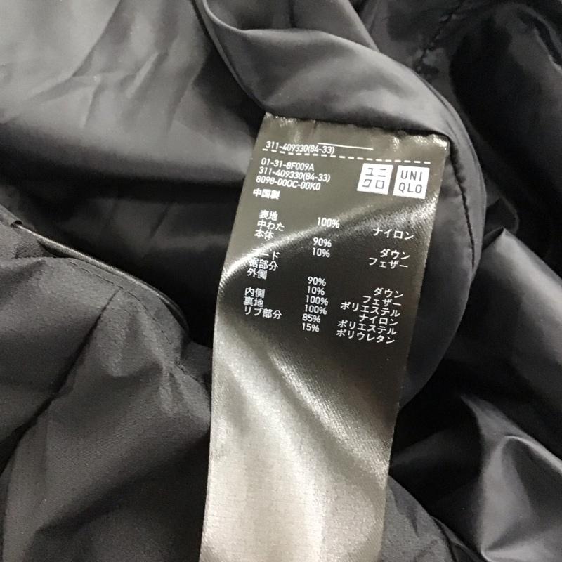 ユニクロ UNIQLO ジャケット、上着 ジャンパー、ブルゾン 311-409330 シームレスダウンジャケット アウター ジップアップダウンジャケット XL 無地 黒 / ブラック / メンズ USED 古着 中古 10140904