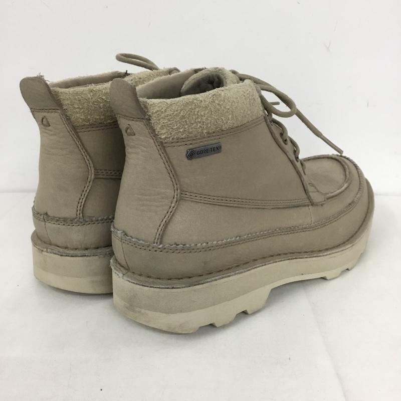 クラークス Clarks ブーツ ショートブーツ GORE TEX UK7.5 US:8.5 ワンポイント グレージュ / グレージュ / メンズ USED 古着 中古 10130408