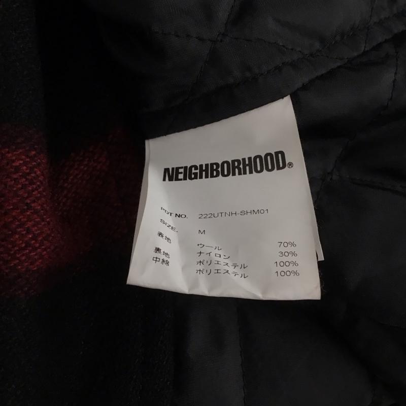 ネイバーフッド NEIGHBORHOOD ジャケット、上着 ジャケット、ブレザー カジュアルジャケット アウター カラージャケット チェックジャケット M チェック 黒 / ブラック / X 赤 / レッド / メンズ USED 古着 中古 10139698