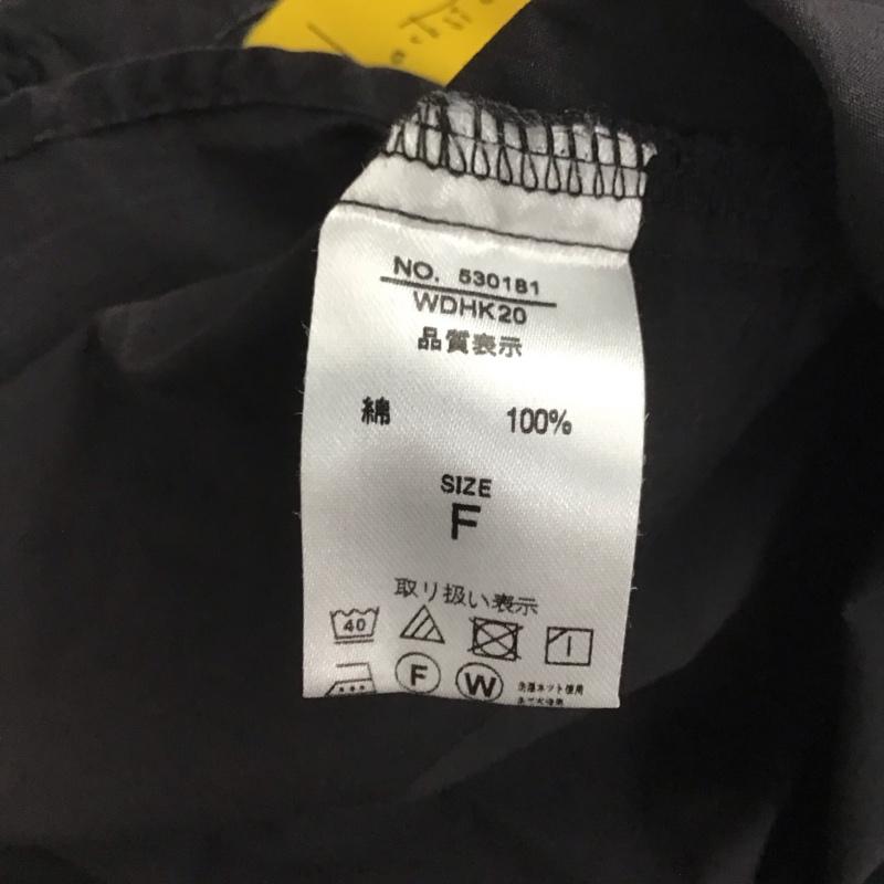 バックサイドオブトーキョー backside of tokyo シャツ、ブラウス 長袖 長袖シャツ カラーシャツ ポケットシャツ 長袖カットソー プリントシャツ FREE プリント 黒 / ブラック / メンズ USED 古着 中古 10124459