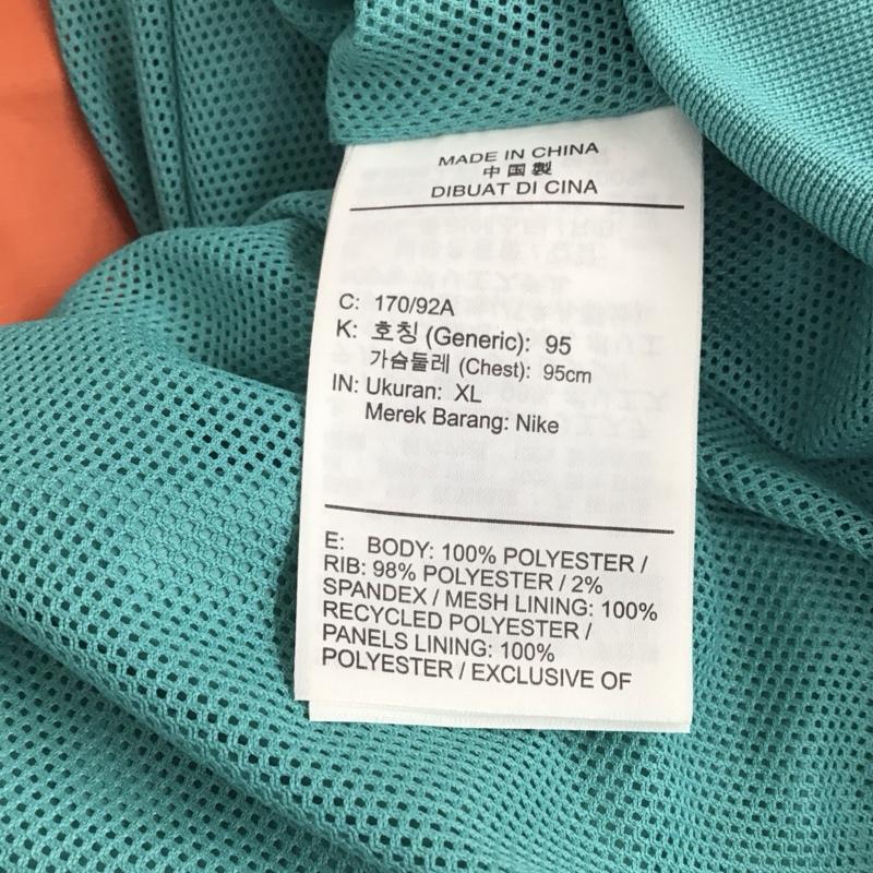 ナイキ NIKE ジャケット、上着 ジャンパー、ブルゾン ar3093-309 ナイロンジャケット ジップアップパーカー XL ロゴ、文字 橙 / オレンジ / X 水色 / ライトブルー / メンズ USED 古着 中古 10134069