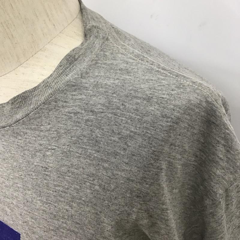 ナイキ NIKE Tシャツ 半袖 半袖カットソー プリントTシャツ クルーネックカットソー スポーツウェア M ロゴ、文字 灰 / グレー / メンズ USED 古着 中古 10110907