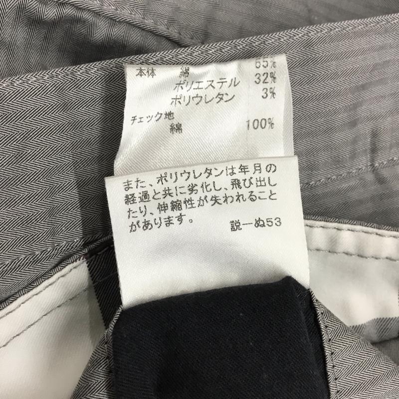 バーバリーブラックレーベル BURBERRY BLACK LABEL パンツ スラックス スラックス ストライプパンツ スリムパンツ カジュアルパンツ ストライプ 灰 / グレー / メンズ USED 古着 中古 10117707