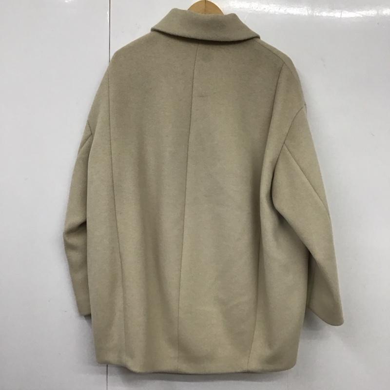 ユナイテッドアローズ UNITED ARROWS コート コート一般 9125-604-0017 MARW コクーンシルエット 38 無地 アイボリー / アイボリー / レディース USED 古着 中古 10131092
