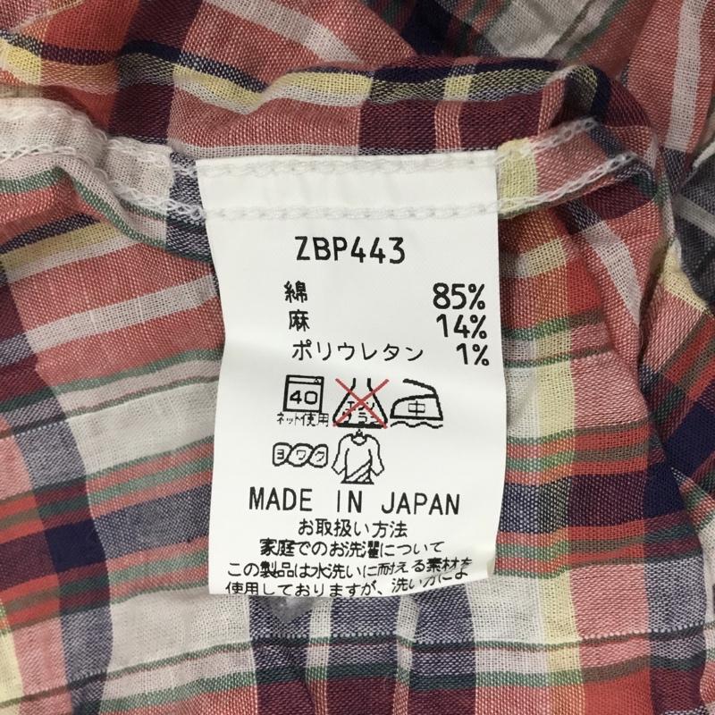 バラクータ BARACUTA シャツ、ブラウス 半袖 ZBP443 タグ付き ハーフボタン XL チェック マルチカラー / マルチカラー / メンズ USED 古着 中古 10111340